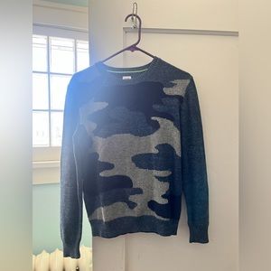 Blue camo sweater